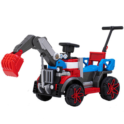 Excavator Toy Excavator Plastic Toy Toy Car Kids Electric Ride On Car Age 3- 5yrs