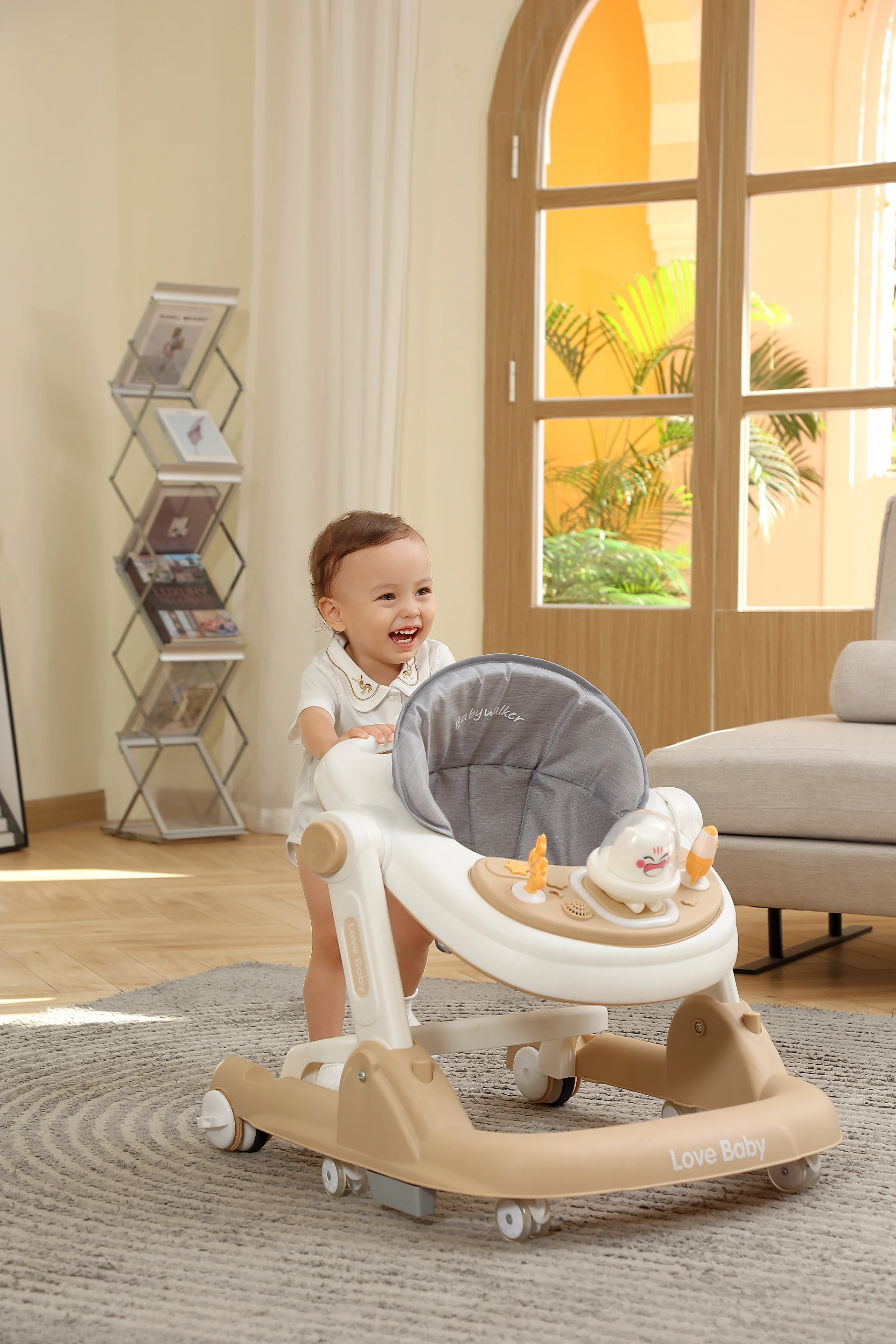 The Impact of Color Psychology on Baby Walkers: Enhancing Visual Creativity and Brain Development