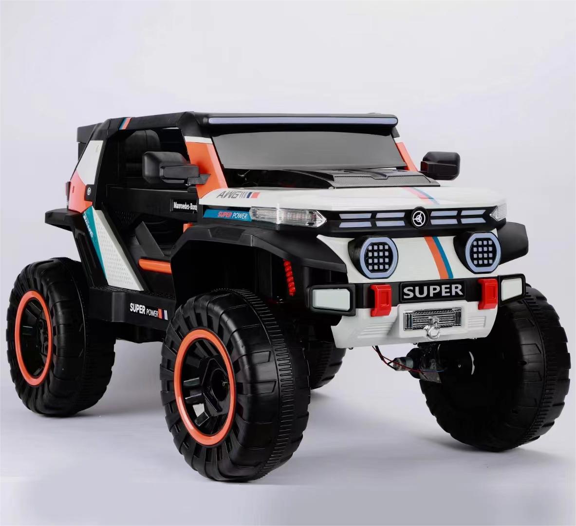 New Big Off-road Wheel Kids Ride On Car With Colorful Body Cool Music Electric Kids Car To Drive