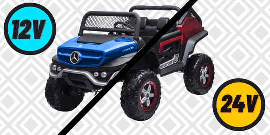 CHOOSE THE RIGHT 12V OR 24V CAR BATTERY FOR YOUR POWER WHEELS Kids Car