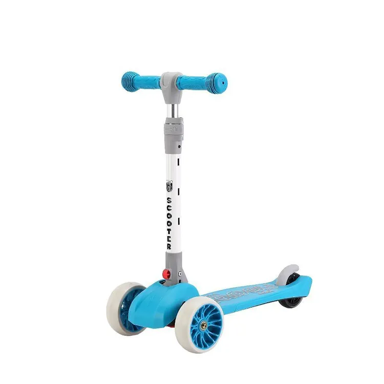 Installation Easily Ride Slide One Button Folding Children's Toy Scooter for Kids