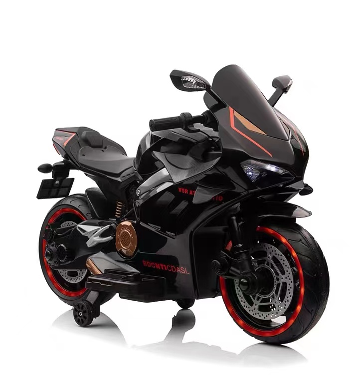 Kids ride on battery operated charging motorbike baby outdoor police toy motorcycle
