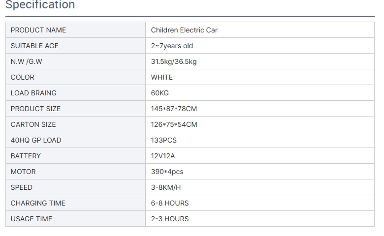 electric car children's sales factory