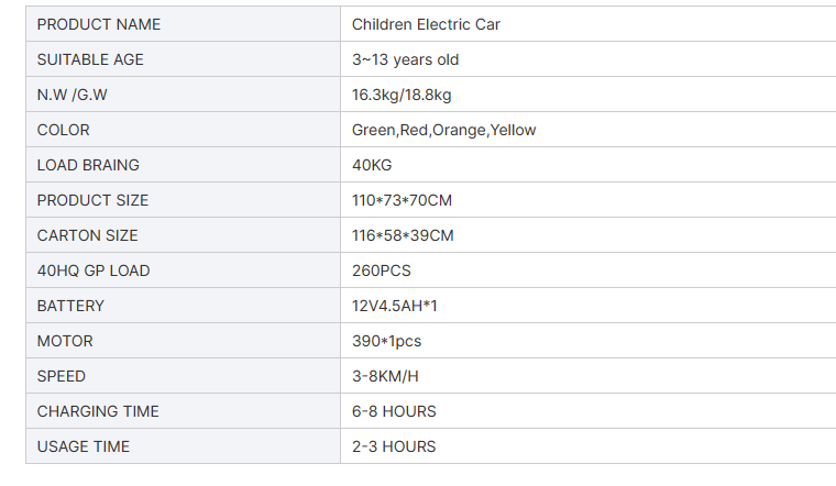 electric cars for older kids